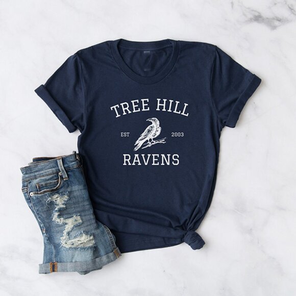 Tree Hill Ravens Shirt for OTH Fans Lucas and Nathan Scott Tee New Arrival - Picture 2 of 12